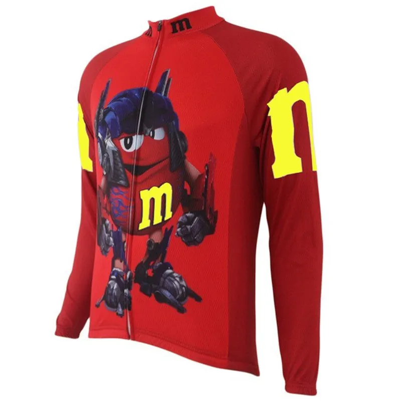 M &amp Ms Джерси для велоспорта 2019 pro team майки мужские трикотажные Осенние Длинные