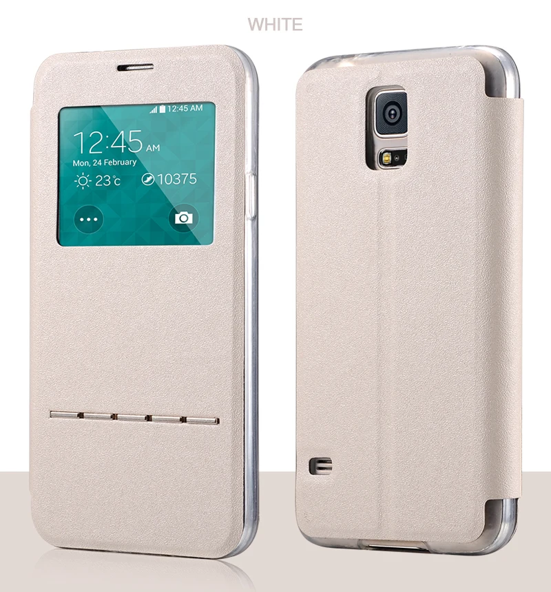 Смарт вид функция сна открытое окно кожа флип задняя крышка маска защитный чехол