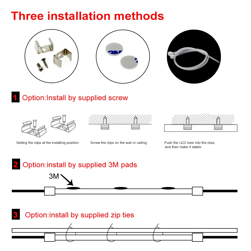 LED Grow Light AC220V High Luminous Efficiency Grow Light Tube IP67 Waterproof for Indoor or Outdoor plants growing