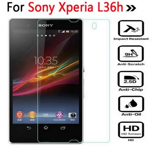 2.5D пленка из закаленного стекла для Sony Xperia L36h C6603 Противоударная Защитная экрана Z