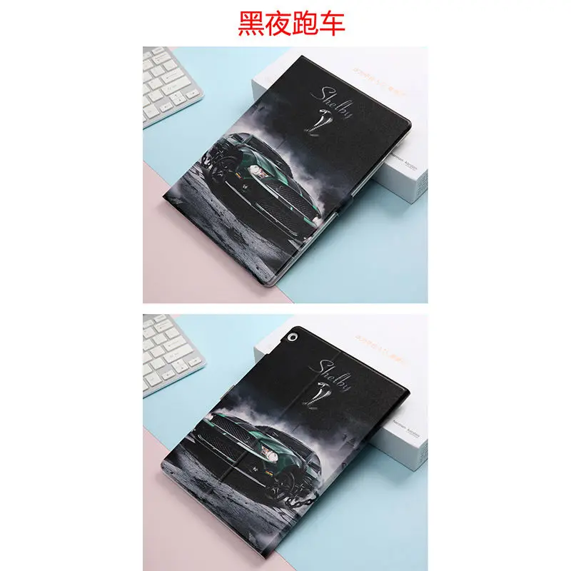 Тонкий чехол с рисунком для huawei MediaPad M3 Lite, 10 BAH-L09, BAH-W09, BAH-AL00, 10,1 дюймов, умный чехол, чехол для планшета, Детская мультяшная кожа