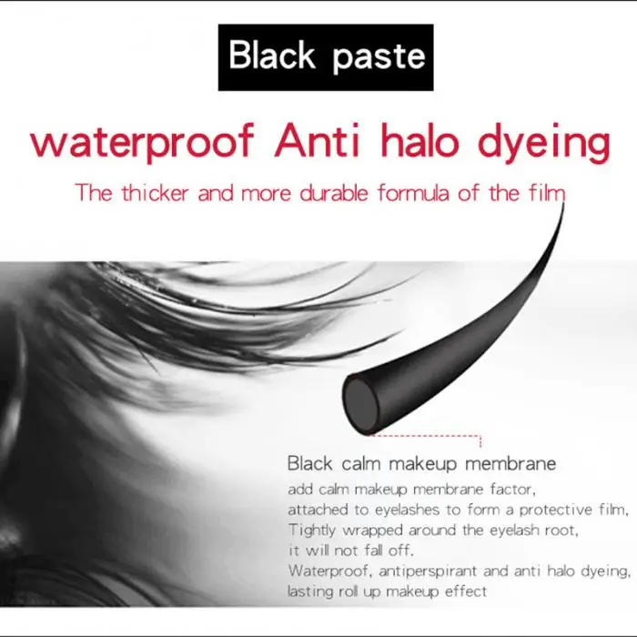 Mascaras наращивание ресниц 4D Удлиняющая уплотняющая плойка долговечная водонепроницаемая для женщин CD88