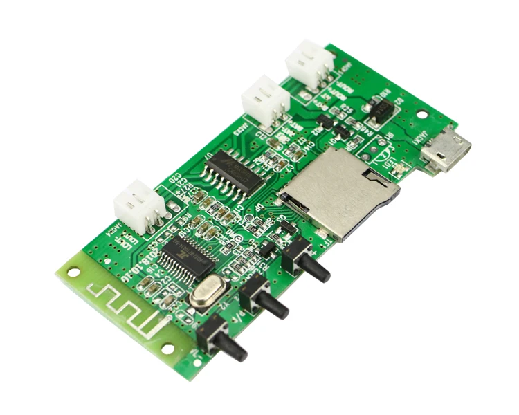 GHXAMP Bluetooth 4,2 цифровой усилитель мощности MP3 декодер плата 3 Вт+ 3 Вт поддержка tf-карты для 4-8ом Bluetooth динамик DIY DC3.7V 1 шт