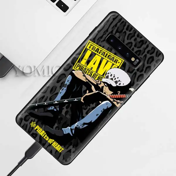 D-012 С героями аниме «Наруто» цельнокроеное черное мягкий чехол для samsung Galaxy S10 5G S9 S8 Plus+ S10e S7 A50 A70 Note 9 8 силиконовый чехол с бантом - Цвет: D-012