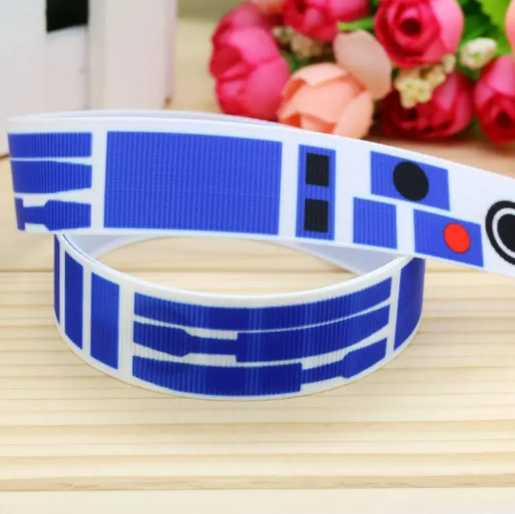 7/8 '' с изображением из «Звездных войн, корсажная лента hairbow головные уборы вечерние украшения «сделай сам» оптом OEM 22 мм D219