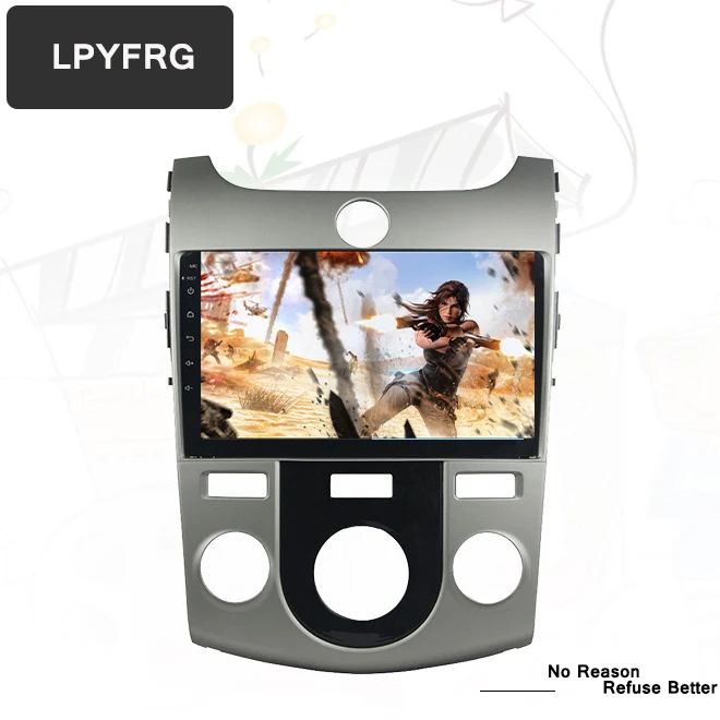 Android 10 0 Восьмиядерный автомобильный Радио плеер навигация GPS DVD для Kia Forte cerato 2008 2012