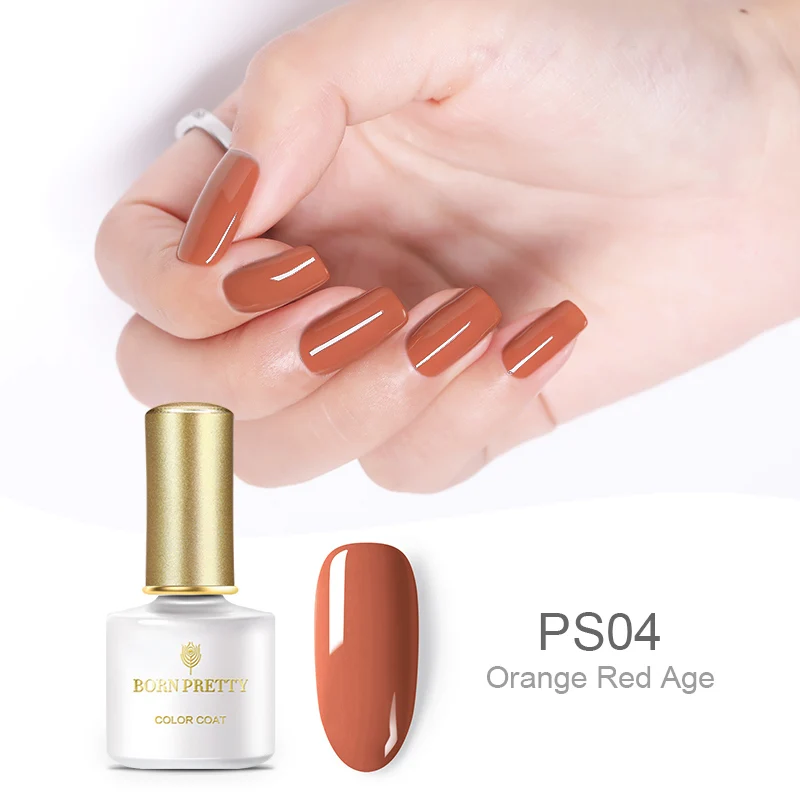 BP-PS04 Серия BORN PRETTY Pumpkin гель для ногтей 6 мл Желтый Оранжевый чистый цвет ногтей отмачиваемый УФ Гель-лак для ногтей лак для осени - Цвет: BP-PS04