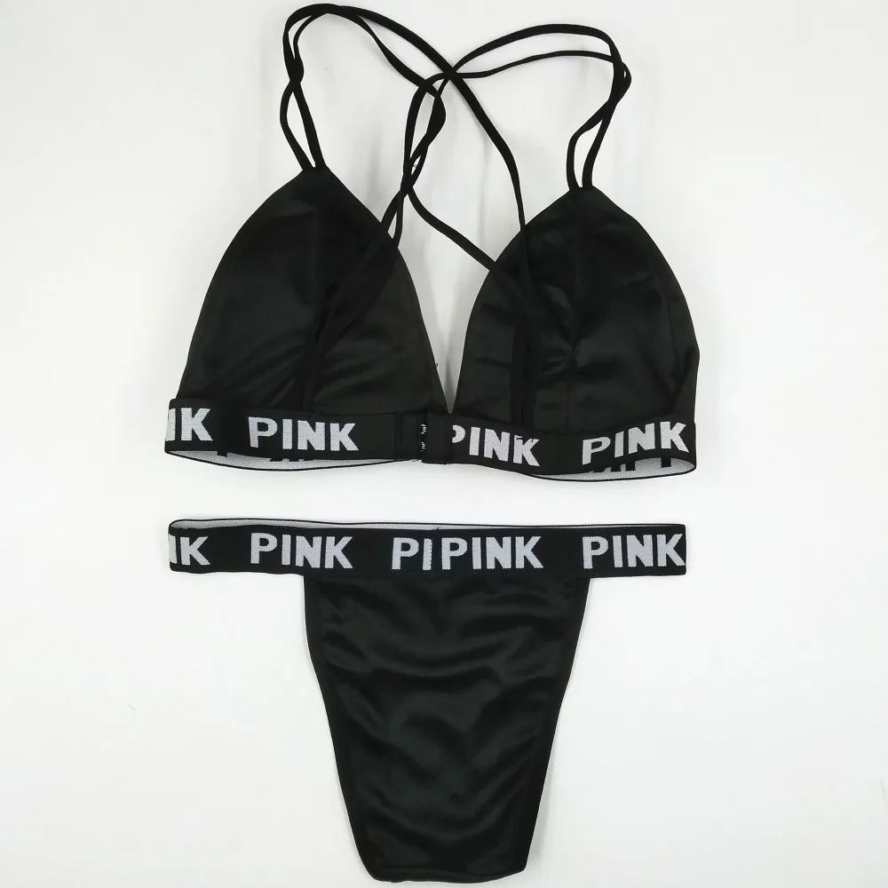 Комплект сексуального белья pholeey с бюстгальтером из чистого хлопка удобный