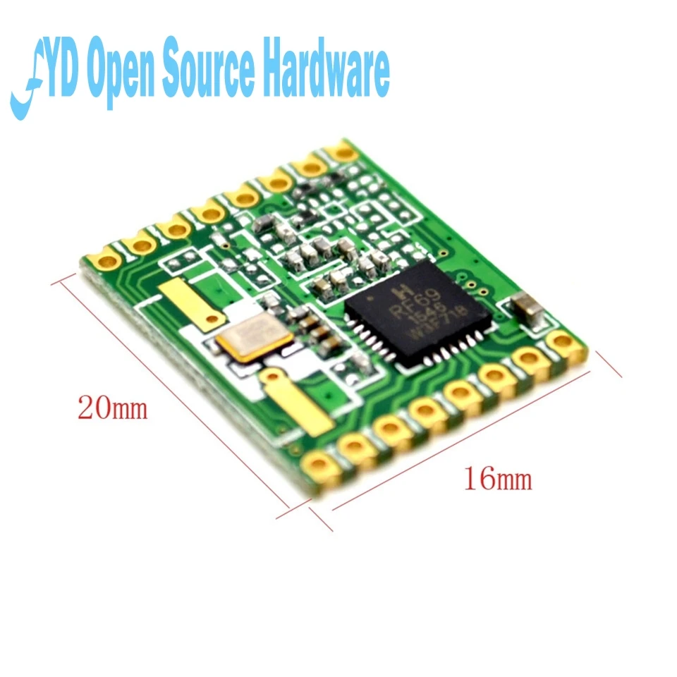Модуль приемопередатчика RFM69W RFM69 6 шт. 433 МГц 868 915 частота 13dBm|frequency module| |