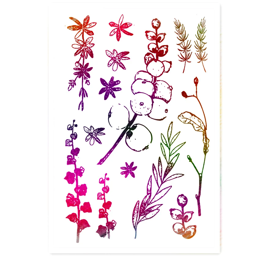 Горячая Распродажа прозрачные штампы с фруктовым деревом/Силиконовые пломбы