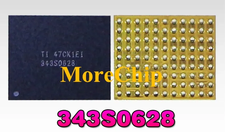 343S0628 для iPhone 5 5G U14 Черный сенсорный IC экран дигитайзер чип управления 25