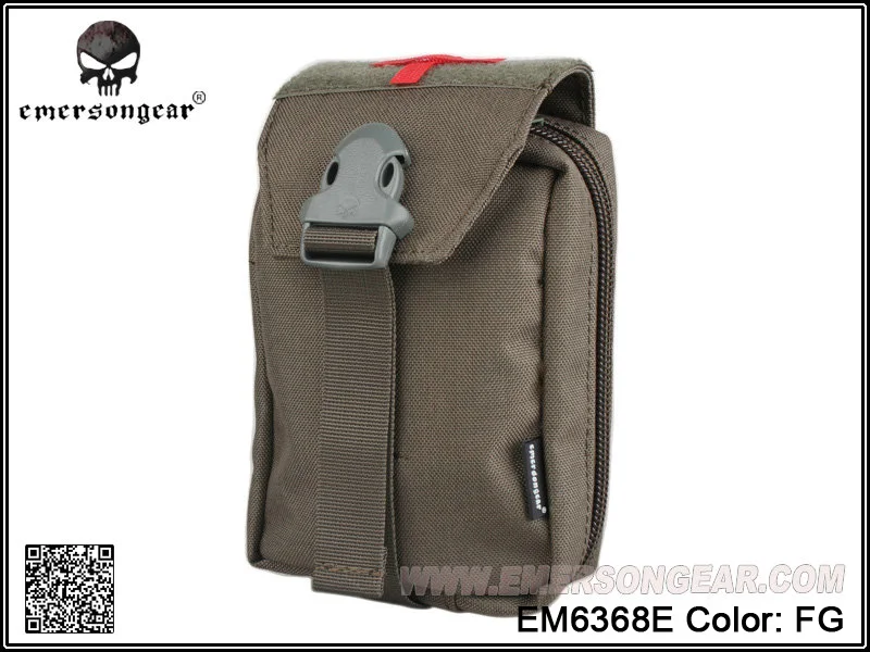FG Emerson gear, военные сумочки, аптечка, медицинский мешочек, сумка, Molle, военный страйкбол, пейнбол, боевое снаряжение EM6368 - Цвет: FG