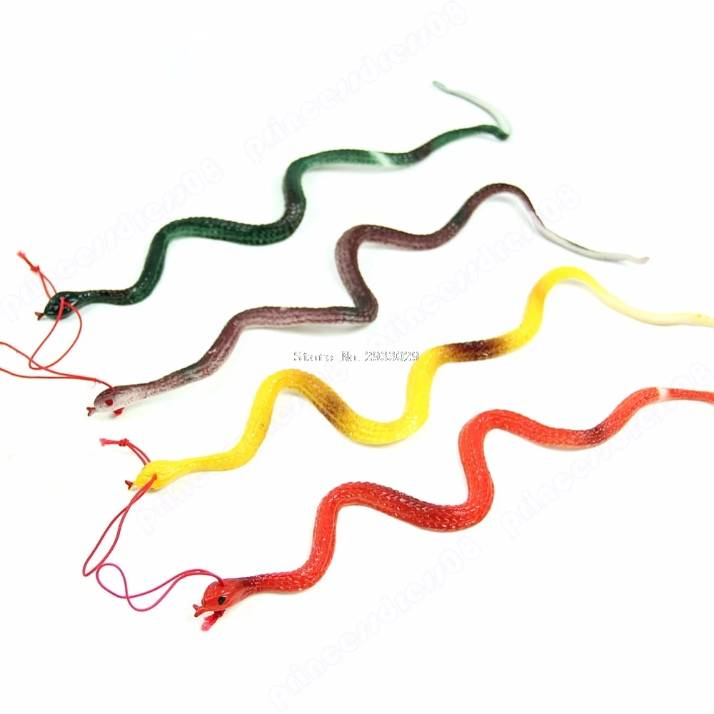 1 шт. новая имитация змеиная игрушка Новинка трюк резиновые маленькие змеи |