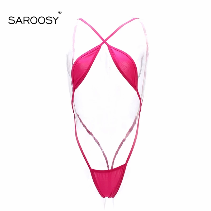 SAROOSY 2017 Новый топ размера плюс Сексуальный Тедди для женщин прозрачный открытый