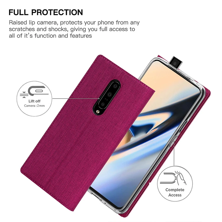 Для Oneplus 7T 7T Pro Чехол для телефона кошелек Мягкий противоударный флип защитный чехол для Oneplus 7 7 Pro Анти-падение флип чехол
