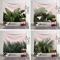 digital printing tapestry home decoration wall blanket outdoor camping beach towel yoga mat cactus banana leaf