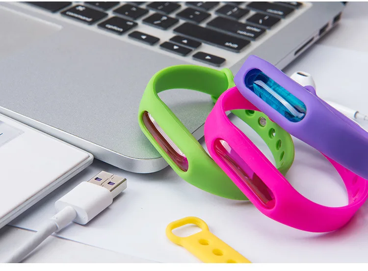 Силиконовый репеллент от комаров детский браслет против безопасный для детей