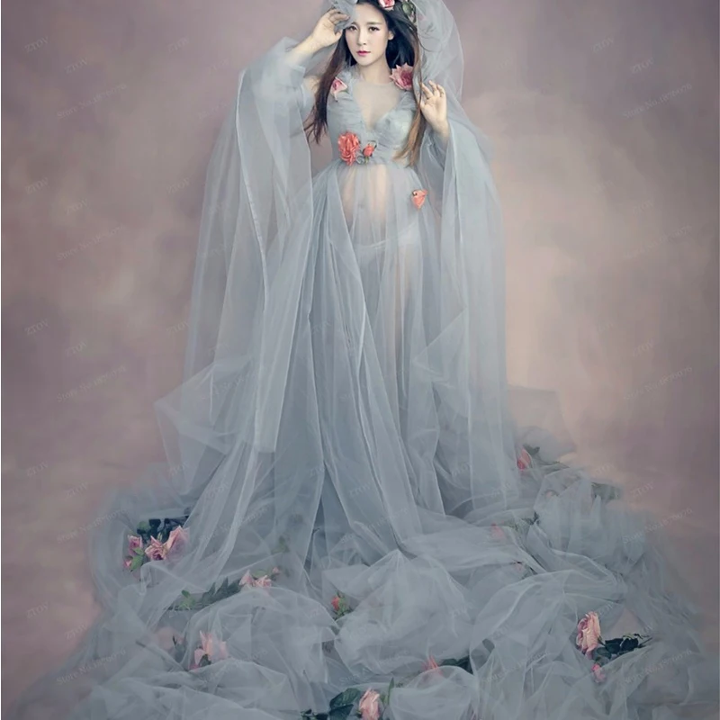 Модный цветочный реквизит для фотосъемки беременных женщин романтическое