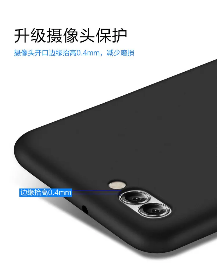 For Huawei Y9 2018 Case Soft silicone Candy colors matte Skin Protective Back cover cases for huawei y9 enjoy 8 plus shell |