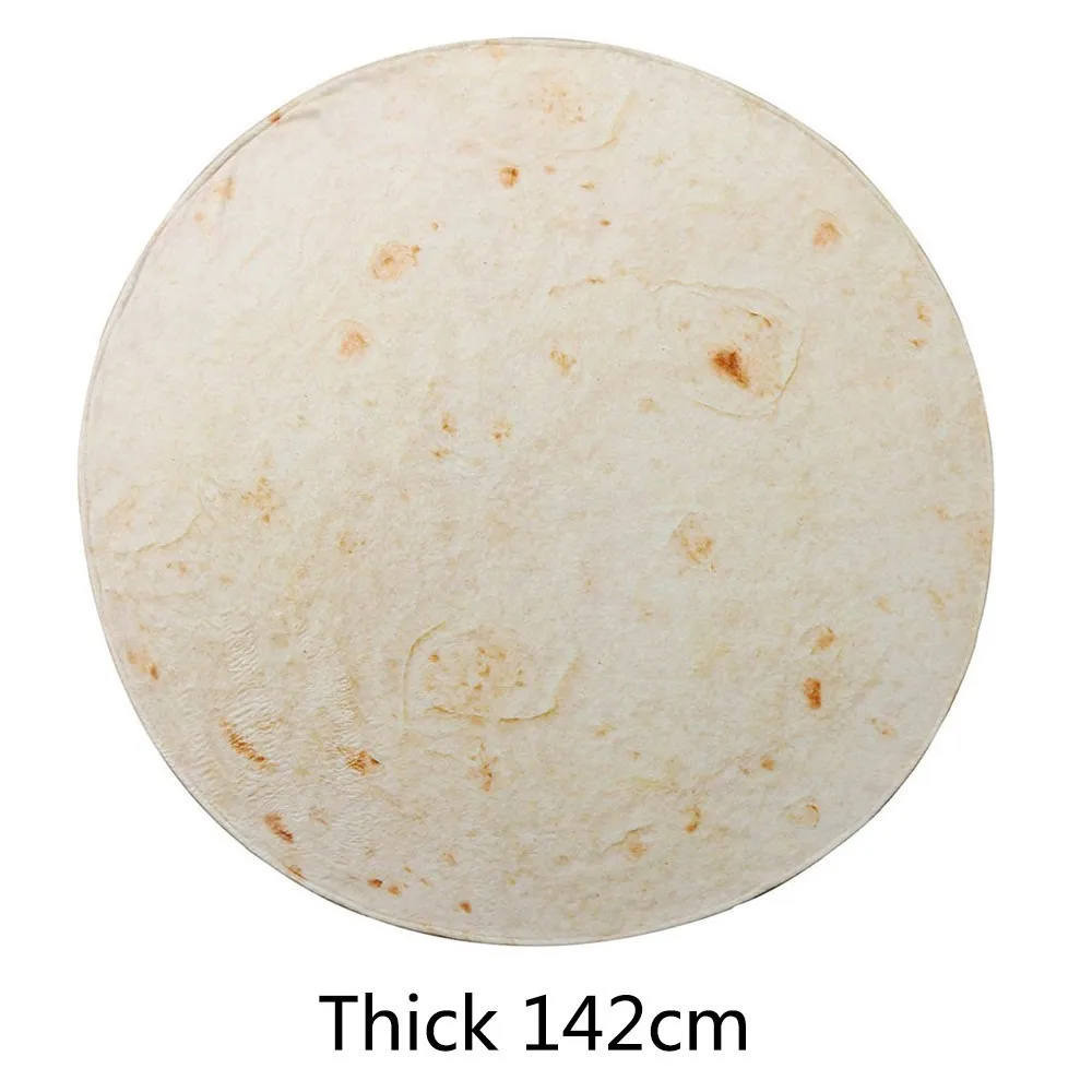 A Round 142cm Серия Burritos, чехол для кондиционера, одеяло с цветочным принтом, плюшевое одеяло из шерпы, семейное одеяло для детей, Прямая поставка - Цвет: A Round 142cm