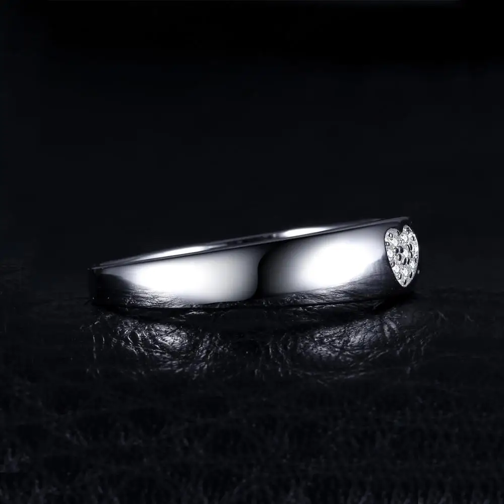 JewelryPalace сердце любовь Кубического Циркония Обручальное кольцо стерлингового серебра 925 Обручение Promise Ring хороший безымянный палец для Для женщин