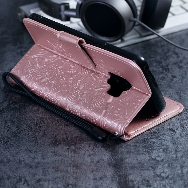 Чехол для телефона Etui, чехол для sony Xperia XA XA1 XA2 XZ XZ1 XZ2 XZ3 Z3 Z5 L1 L2, ультра мини-кошелек с тотемным принтом из искусственной кожи