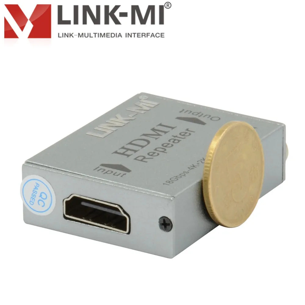 LINK-MI LM-HE30C HDMI ретранслятор 30 м 4K2K 3D усилитель сигнала высокой четкости HDMI удлинитель 1,4 в для HDTV дисплея нет необходимости в питании