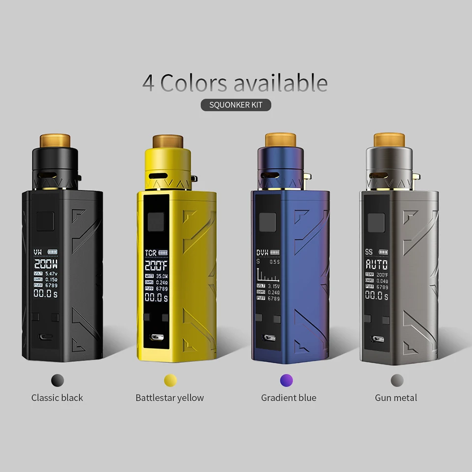 Оригинальный Smoant Battlestar Squonker набор 200 Вт Squonk электронная сигарета Vape с 7 мл