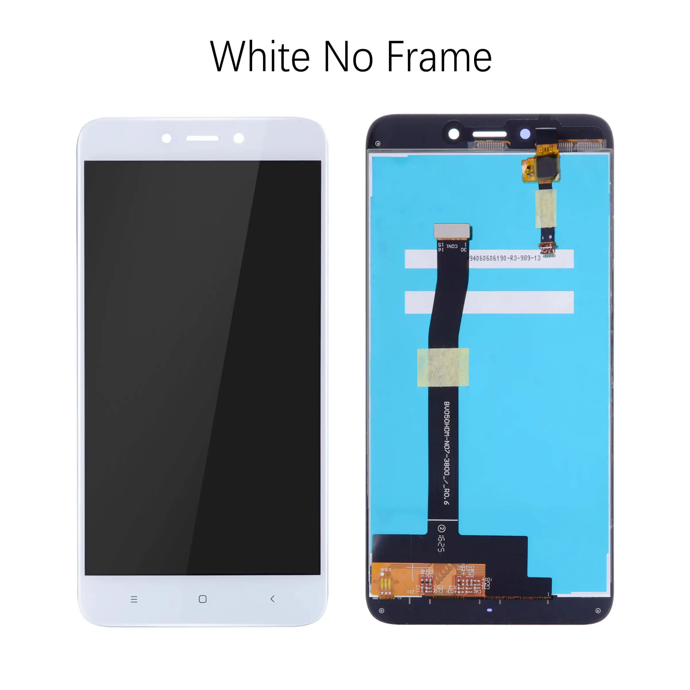 White No Frame Дисплей для XIAOMI Redmi 4X / 4X Pro / 4X Prime LCD в сборе с тачскрином 5.0'' Черный и белый золото - Цвет: White No Frame