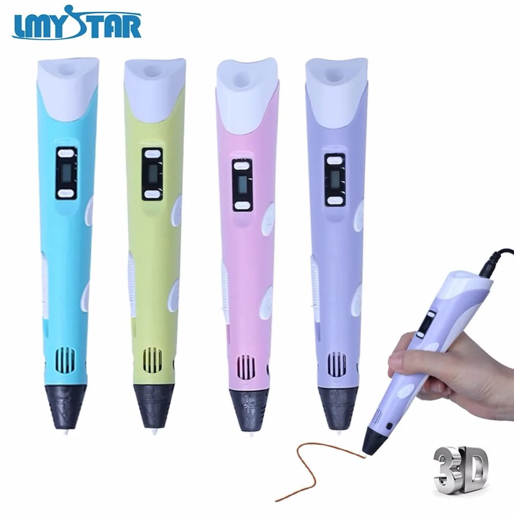 LMYSTAR 3d принтер Ручка compative ABS PLA нити светодиодный Светодиодный дисплей экран 3D