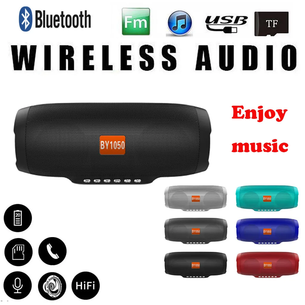 Портативный Bluetooth мини беспроводной сабвуфер музыкальный динамик FM радио TF карта