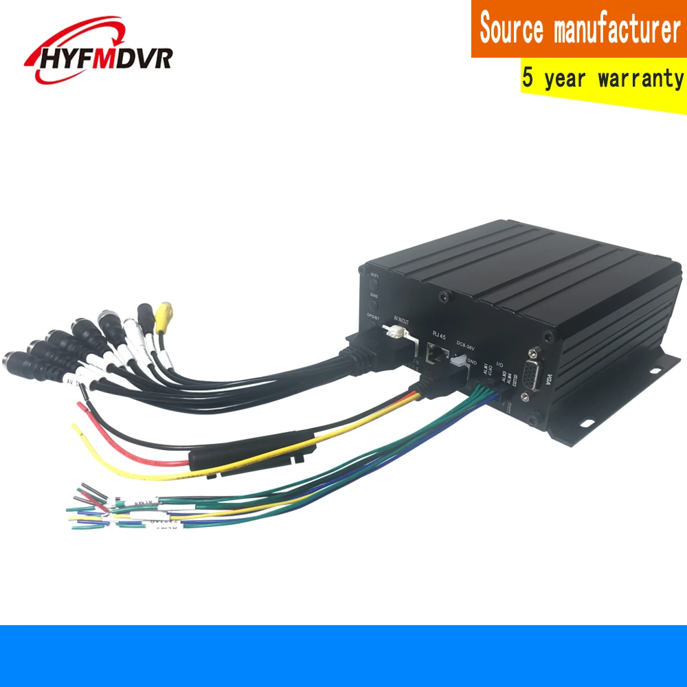 Audio and video 4-channel monitoring SD card host Wide voltage CSMV6 platform Mobile DVR box truck / transport | Автомобили и