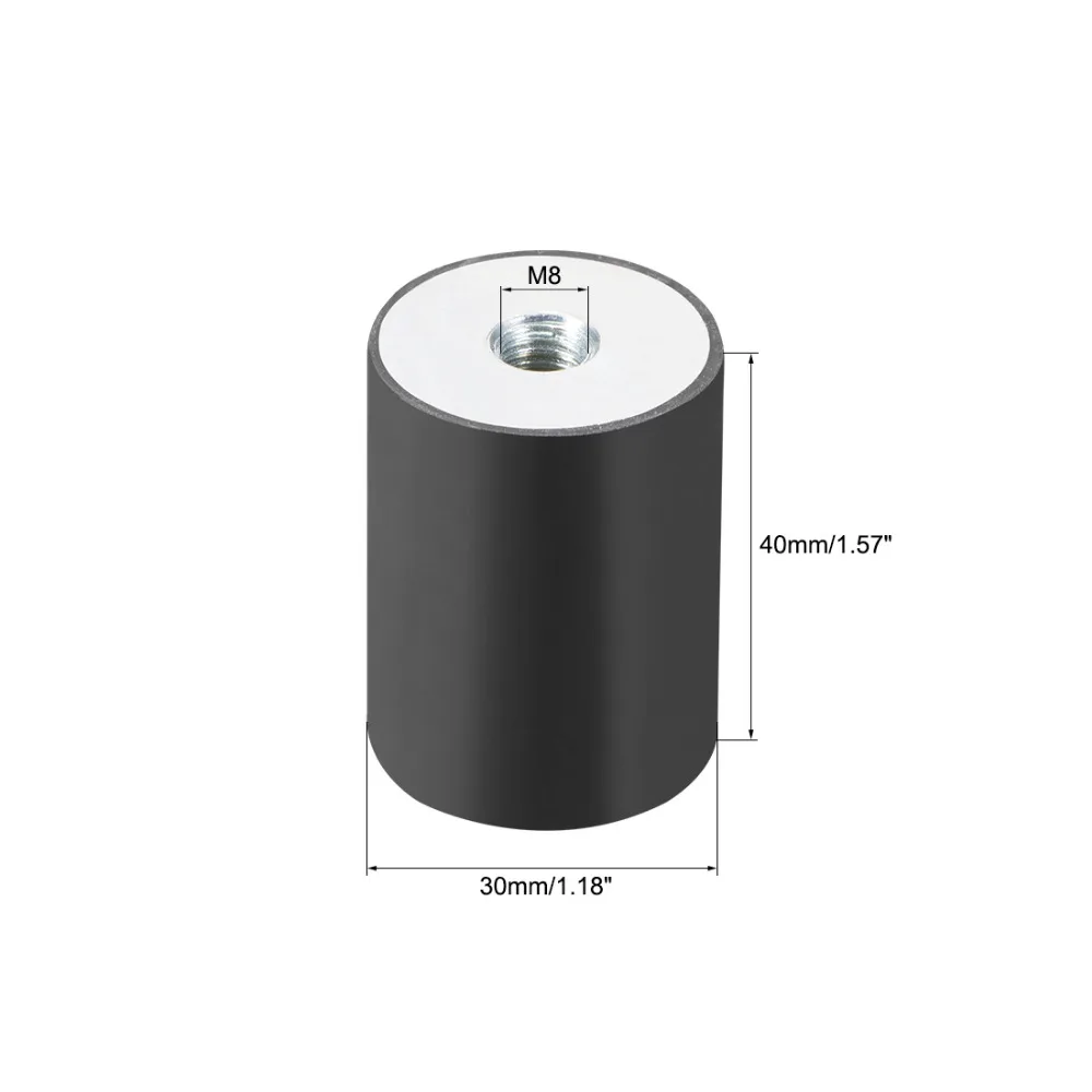 Uxcell M6/8 внутренняя резьба резиновые крепления Вибрационный изолятор заменяет антивибрационные прокладки плоский силентблок базовый блок