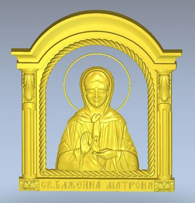 

Модель 3D stl для станка с ЧПУ icona_sv_матрина