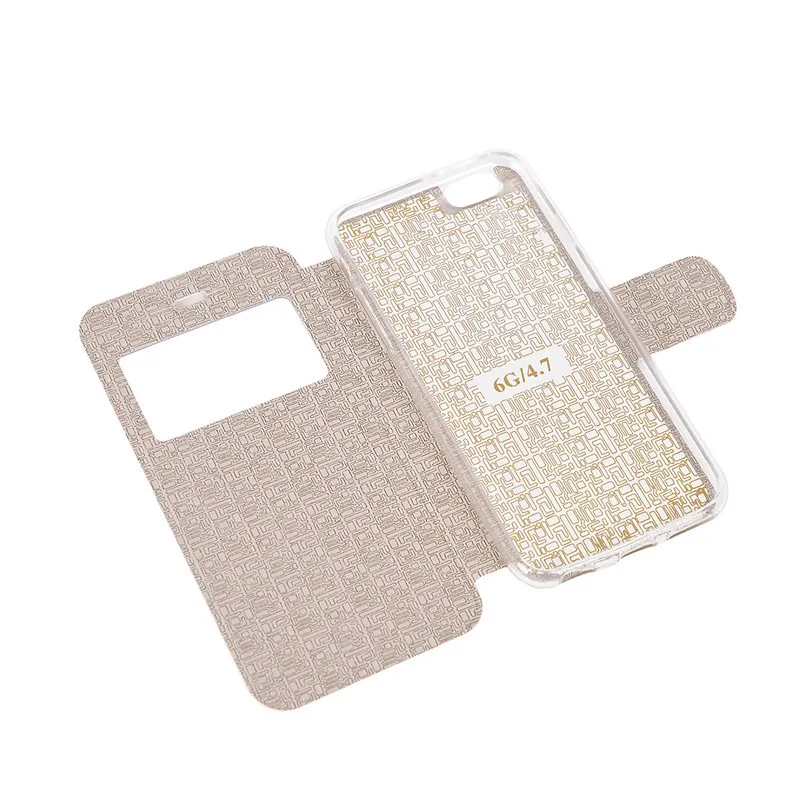 Роскошь Для Apple iPhone 6 Корпуса пятиконечная Звезда Дизайн ИСКУССТВЕННАЯ Кожа Стенд