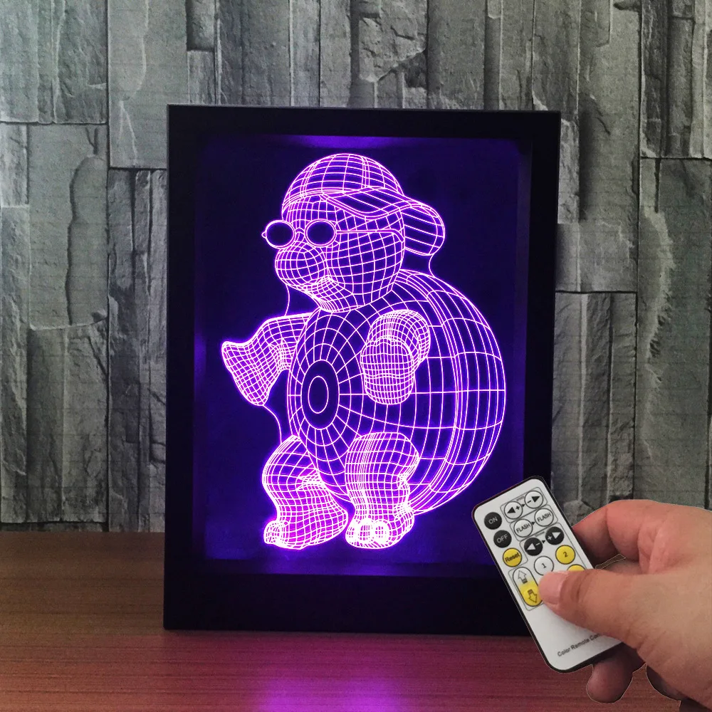 Черепаха 3D модель интеллектуальный пульт дистанционного управления акриловый