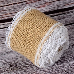 H 1Piece 2Yard Гуандин, декоративный пояс, DIY ручной работы/Свадебная вечеринка/ремесла и для украшения подарочных упаковок материал льняная кружевная лента 2 ярда/шт - Цвет: H 1Piece 2Yard