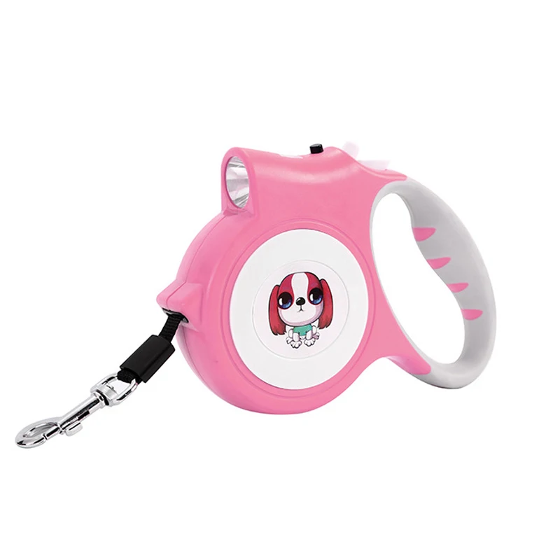 Оригинальный автоматический поводок для собак светодиодный светильник Поводок