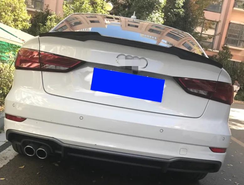 Для Audi A3 спойлер M4 Стиль ABS пластик Неокрашенный задний крыло праймер цвет 2014 2015