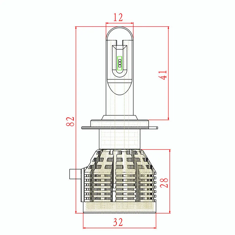 1X H4 HB2 9003 H7 4800lm белый светодиодный светильник лампы Hi/короче спереди и длиннее сзади) фары дальнего и ближнего света для мотоциклов Передние Фары противотуманные фары дальнего света светильник ing скутер светильник