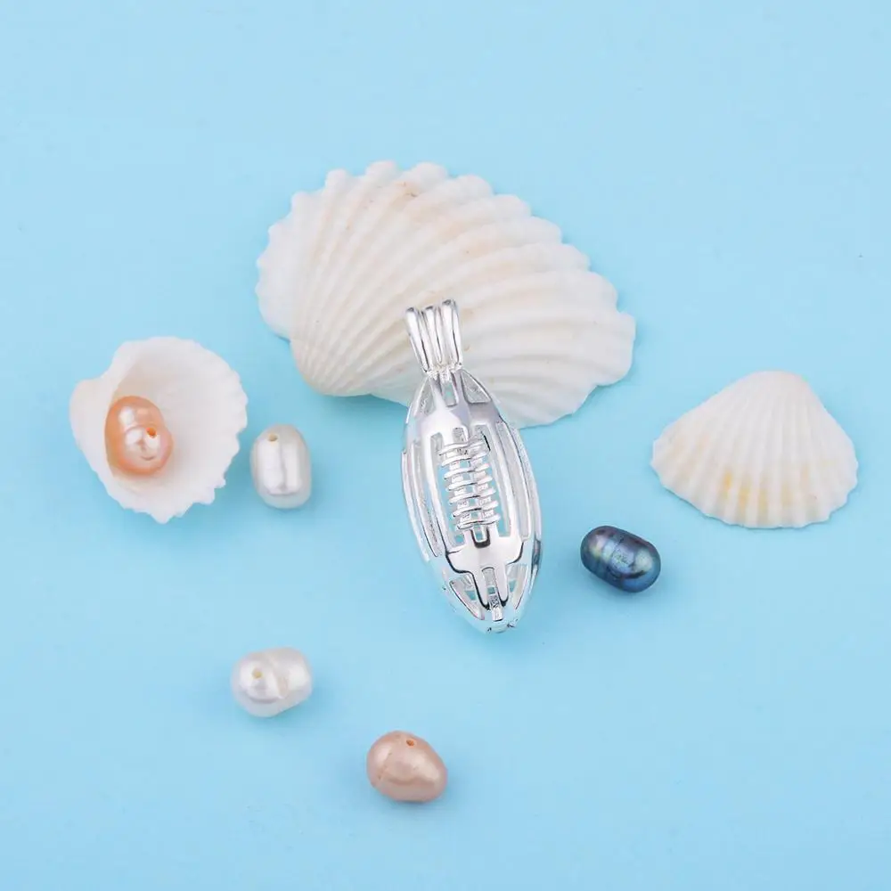 1 шт. смешанный жемчужный клетчатый медальон подвески винтажная ароматерапия