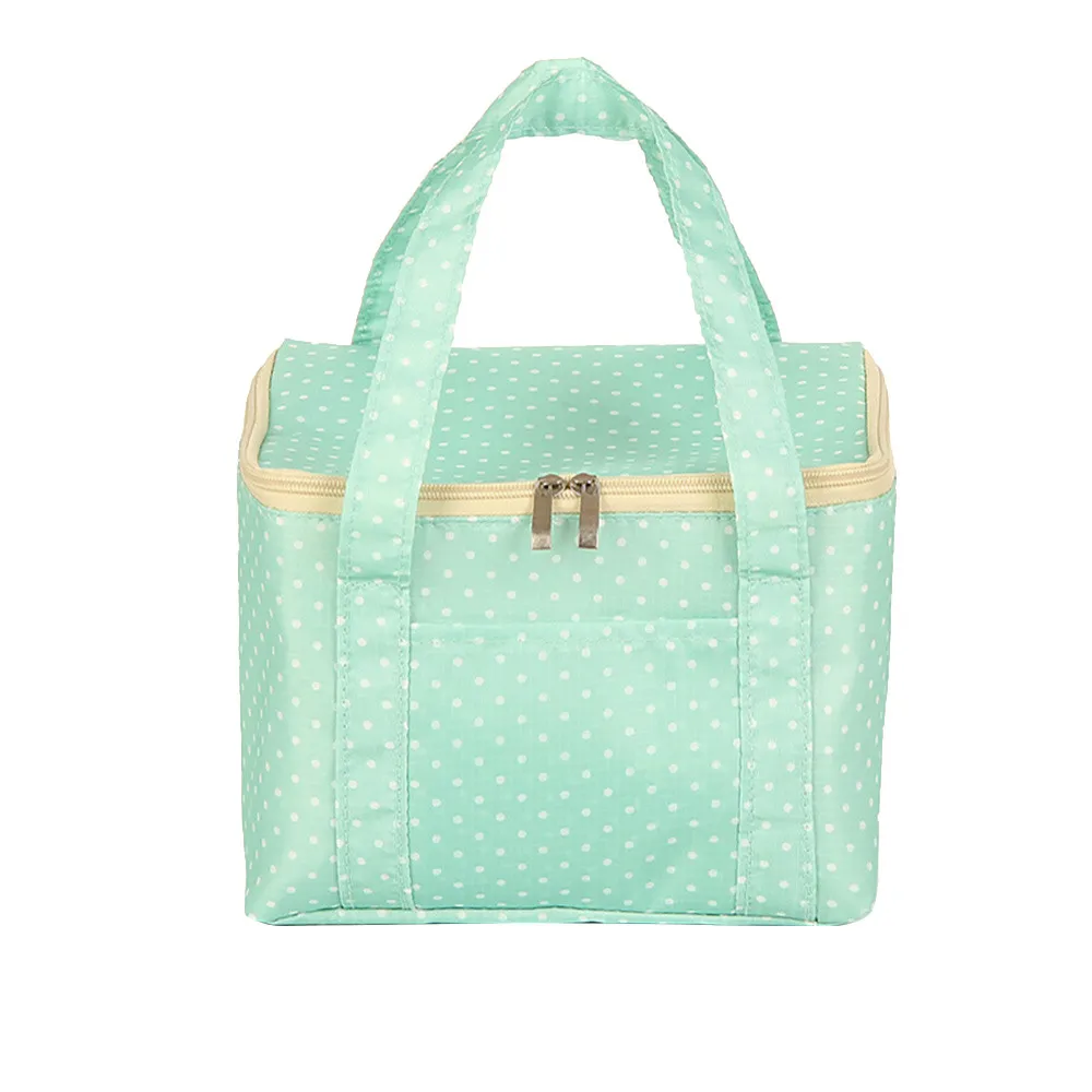 Изолированный чехол для пикника из холодной ткани в полоску переносной