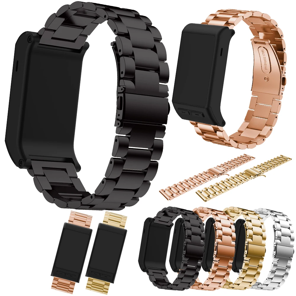 Ремешок для часов для Garmin Vivoactive HR модный металлический ремешок из нержавеющей стали для Garmin Vivoactive HR gps Смарт часы Wirst