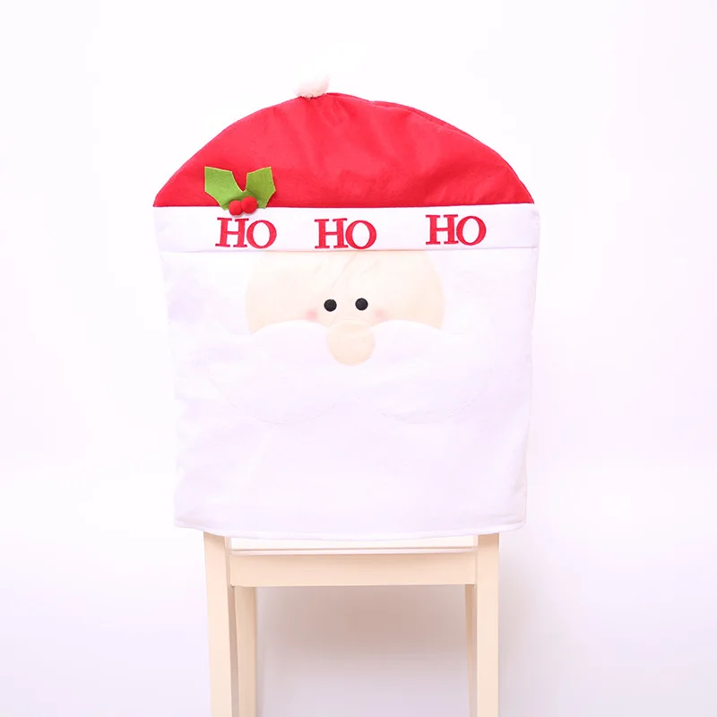 Новое событие для рождественской вечеринки De noël шляпа стула с Санта Клаусом и