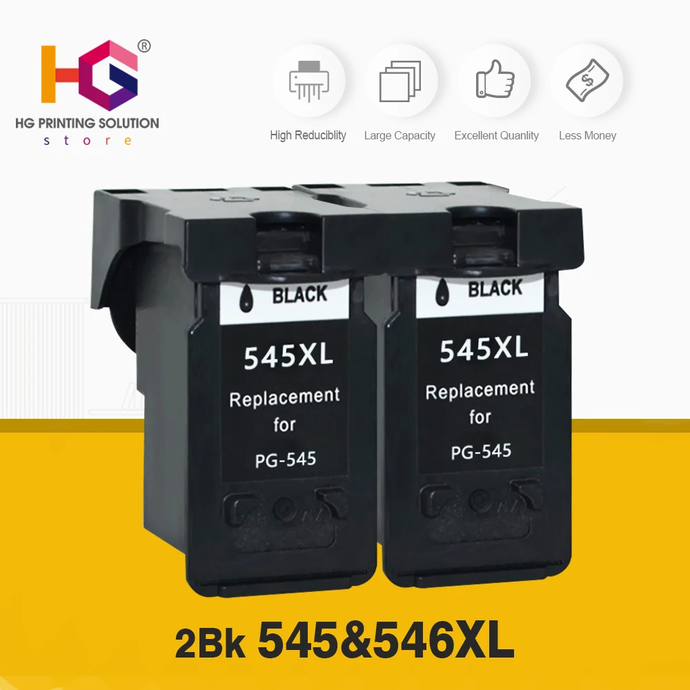 2 Черный Совместимость PG545 CL546 чернильный картридж для Canon PG 545 CL 546 Pixma IP2850 MX495 MG2450 MG2550 MG2950 NS28 принтер