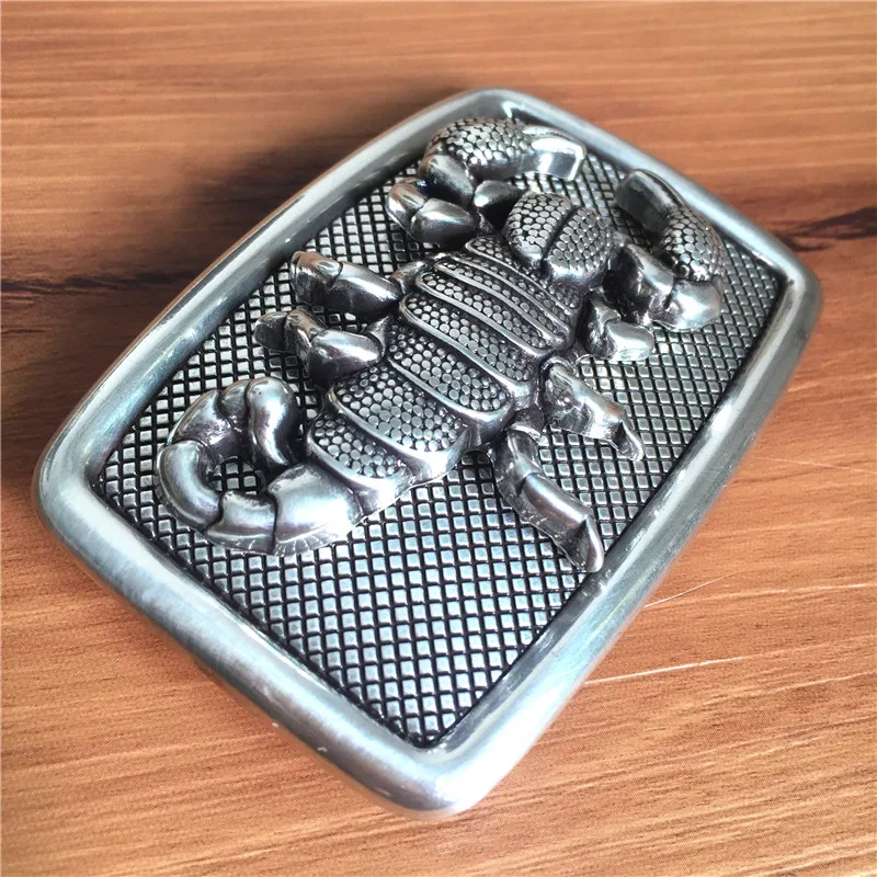 Высочайшее качество 3D Скорпион пряжки ремня сплав ковбой для кожаный ремень Для