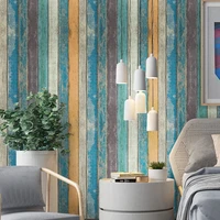 modern vintage wood self adhesive wallpapers for living room furniture bedroom wals waterproof vinyl roll wall contact paper