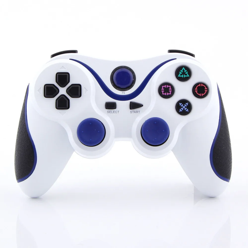 OSTENT беспроводной Bluetooth контроллер геймпад джойстик для sony PS3 консоли Sixaxis игры - Цвет: Blue White
