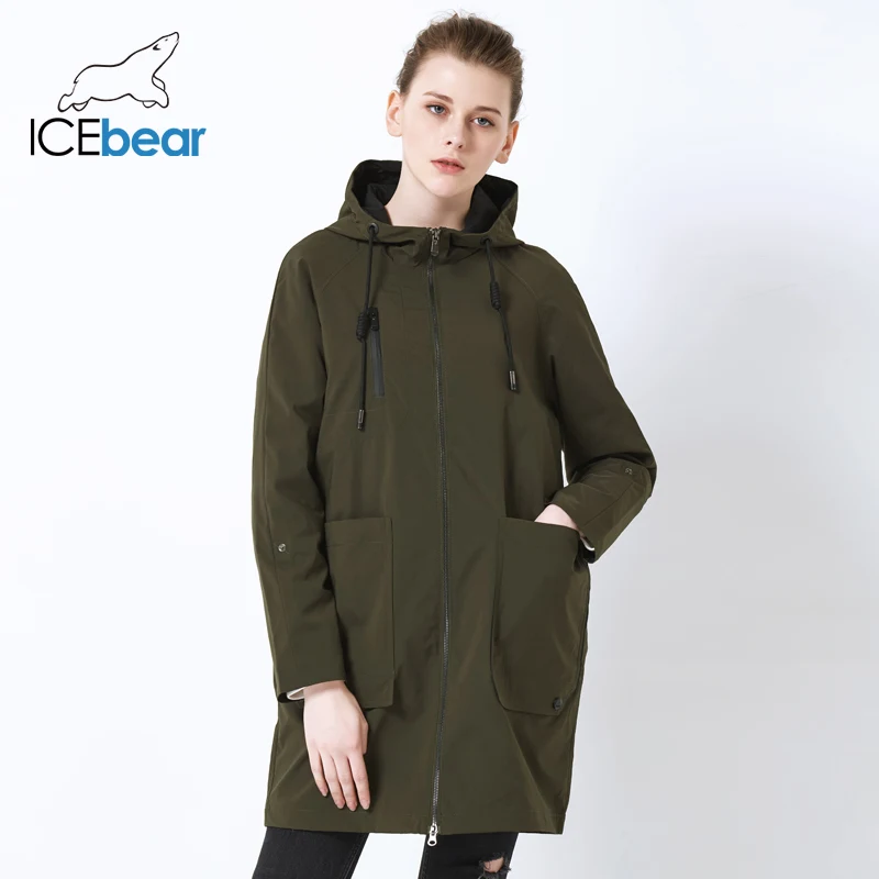 ICEbear 2019 Весна пальто для женщин Новинка весны модные дизайнерские брендовые