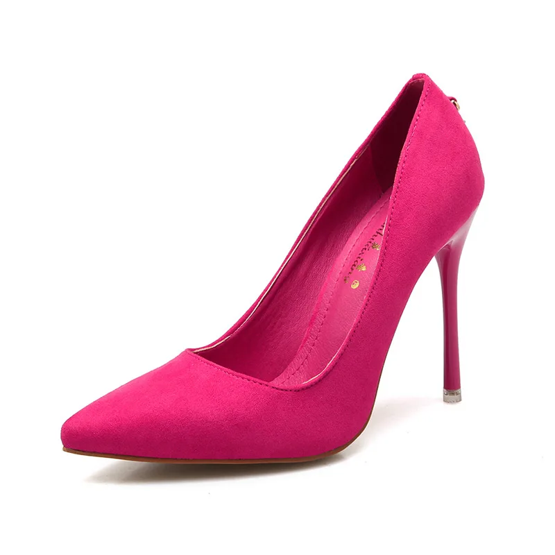 Новинка 2019 года прогулочная обувь из замши и вискозы на шпильке женская